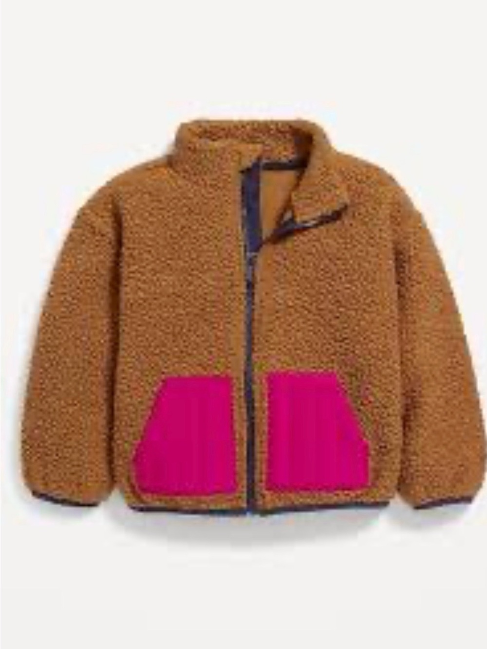 Cozy Sherpa Zip Jacket for Toddler